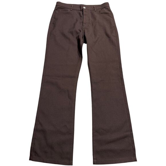 Maison Margiela Paris Dress Pants Trousers Button Career Mens 30 x30 Italy Brown